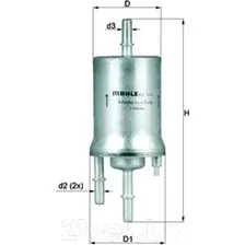 Топливный фильтр Knecht/Mahle KL572