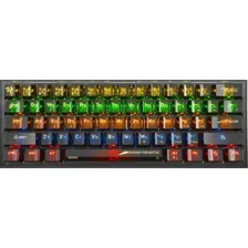 Клавиатура Redragon Fizz RGB / 71737 (прозрачный/черный)