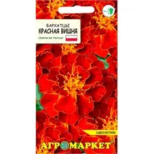 Семена цветов Агромаркет Бархатцы Красная вишня (0.5г)