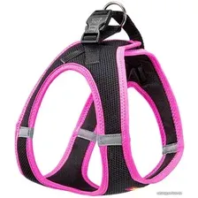 Шлея Ferplast Kaori P 75469050 (M, черный/розовый)