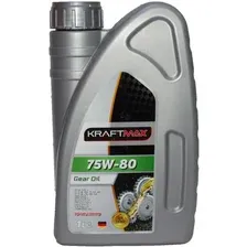 Трансмиссионное масло KraftMax 75W-80 KM300/1 1 л