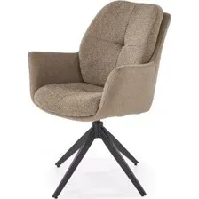 Стул поворотный Halmar K591 коричневый/черный
