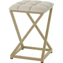 Табурет AMC Comfort 8К10.3 (кожзам бежевый/капучино)
