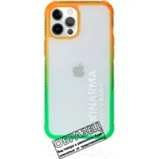 Чехол-накладка Skinarma Hade для iPhone 13 Pro (зеленый/оранжевый)