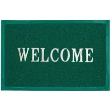 Придверный коврик ComeForte Welcome 60x90 (зеленый)