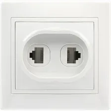 Розетка компьютерная SmartBuy Венера SBE-01w-S1-RJPH