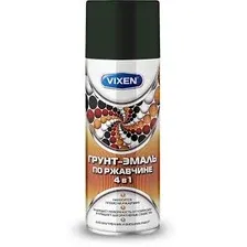 Грунт-эмаль Vixen По ржавчине VX-516005 (520мл, зеленый мох)