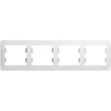 Рамка Schneider Electric Glossa GSL000104 (белый)