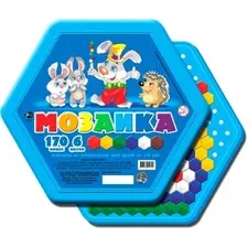 Мозаика/пазл Десятое королевство детская шестигранная 170 элементов 00958