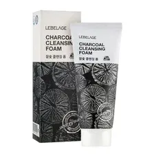 Пенка для умывания лица LEBELAGE Charcoal Cleansing Foam с порошком угля, 100 мл