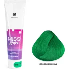 Пигмент прямого действия Adricoco Miss Adri без окислителя (100мл, неоновый зеленый)