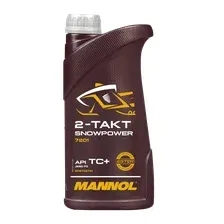 Моторное масло Mannol 2-Takt Snowpower 1л