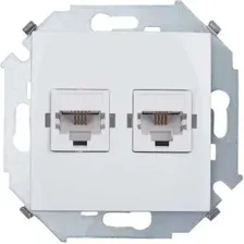 Розетка Simon 1591589-030 (белый)