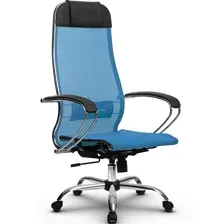 офисное компьютерное кресло Metta B 1m 12/K131 CH, синий