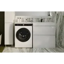 Тумба с умывальником Symbolite Даллас 140 Люкс Plus 2 ящика + Даллас 140x48.2 (правый, белый)