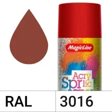 Magicline - Краска Красный марс RAL 3016, 265г / 170