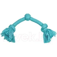Игрушка для собак Playology Dri-Tech Rope / P3000824 (с ароматом арахиса, большой, голубой)