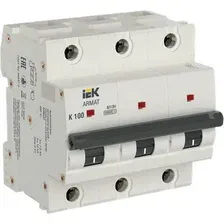 Выключатель автоматический IEK Armat AR-M10H-3-K100