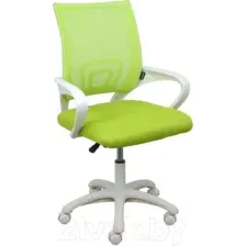 Кресло офисное AksHome Ricci White (салатовый)