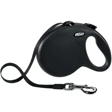 Рулетка Flexi New Classic L, черная, 8 м