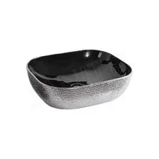 Умывальник CeramaLux D1302H020 / D1302H022 / D1302H024 (50х40 / черный / золото)
