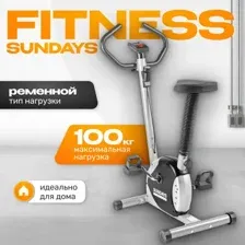 Велотренажер Sundays Fitness Simple Line ES-8001 (черный)