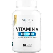 Витамин SOLAB А 10000МЕ (60 капсул)