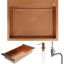 Мойка кухонная Roxen Simple 560220-60BR-GR