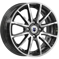 Литой диск K&K Квант (КС960) 14x5.5" 4x100мм DIA 60.1мм ET 38мм Алмаз черный