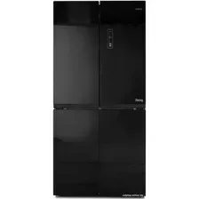 Четырёхдверный холодильник CENTEK CT-1756 NF Black Glass