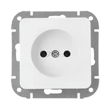 Розетка скрытая BYLECTRICA Astrum белая (РС16-1501)