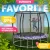 Батут Sundays Favorite Premium 10FT (смайл, с сеткой, с лестницей)