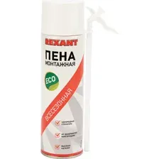 Пена монтажная всесезонная Rexant eco, 89-0906, с трубочкой, 40 л