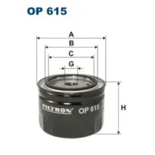 Масляный фильтр FILTRON OP615