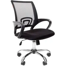 Офисное кресло CHAIRMAN 696 Chrome (черный)