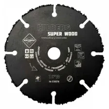 Круг отрезной 76х10 мм по дереву HILBERG Super Wood 