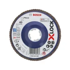 Круг лепестковый плоский 125х22,2 мм BOSCH X-LOCK X571 Best for Metal