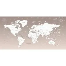 Фотообои листовые Citydecor Карта мира 25 (300x150см)