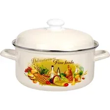 Кастрюля Лысьвенские эмали Итальянская кухня С-1515АП2/4Жм