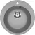Кухонная мойка Mixline ML-GMU01 556711 (серый камень)