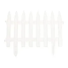 Изгородь декоративная GardenPlast Gotika (белый)
