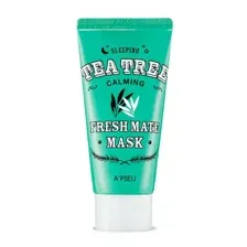 A'PIEU Успокаивающая ночная маска для лица Fresh Mate Tea Tree Mask (Soothing), 50 мл
