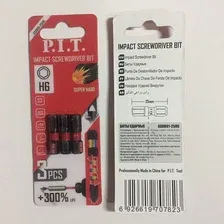 Бита ударная P.I.T. H6x25 мм 3 шт в уп. ASDR01-25H6
