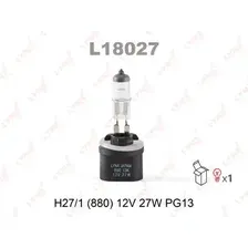 Автолампа PG13 LYNXAUTO L18027 H27/1 12