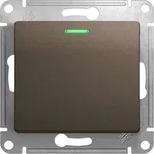 Выключатель проходной Systeme Electric Glossa GSL000863 (шоколад)