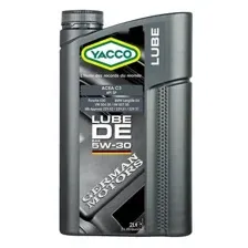 Моторное масло синтетическое YACCO 5W-30, 2л YACCO YACCO5W30LUBEDE2