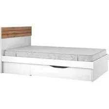Кровать Anrex Taurus 120S 120x200 (дуб вотан/белый)