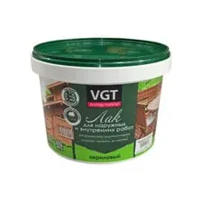 Лак акриловый VGT для наружных и внутренних работ матовый,  2,2 кг