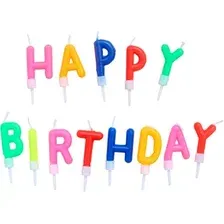 Набор свечей для торта S.G. Home Happy Birthday SG-CC-HBC (разноцветный)