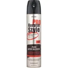 Лак для укладки волос Витэкс Keratin Pro Style Макс. стойкость и блеск Макс. сильная фиксация (300мл)